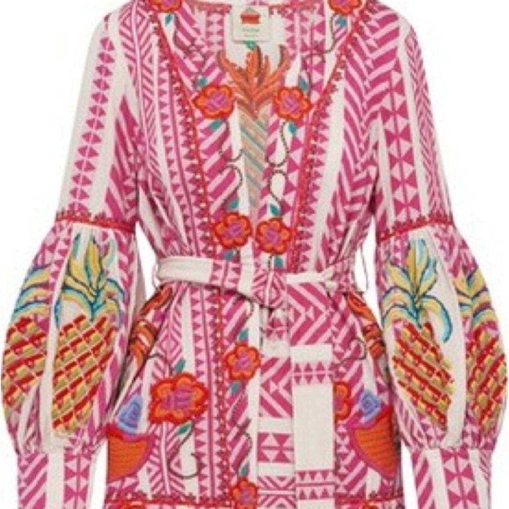Farm Rio Embroidered Kimono